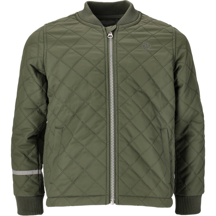 ZIGZAG Freddy PU Coated Quilted Jacket Jacket 3137 Thyme