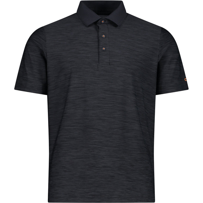 CMP Man Stretch Polo Melange Polo 17UN Antracite Mel.-Flame