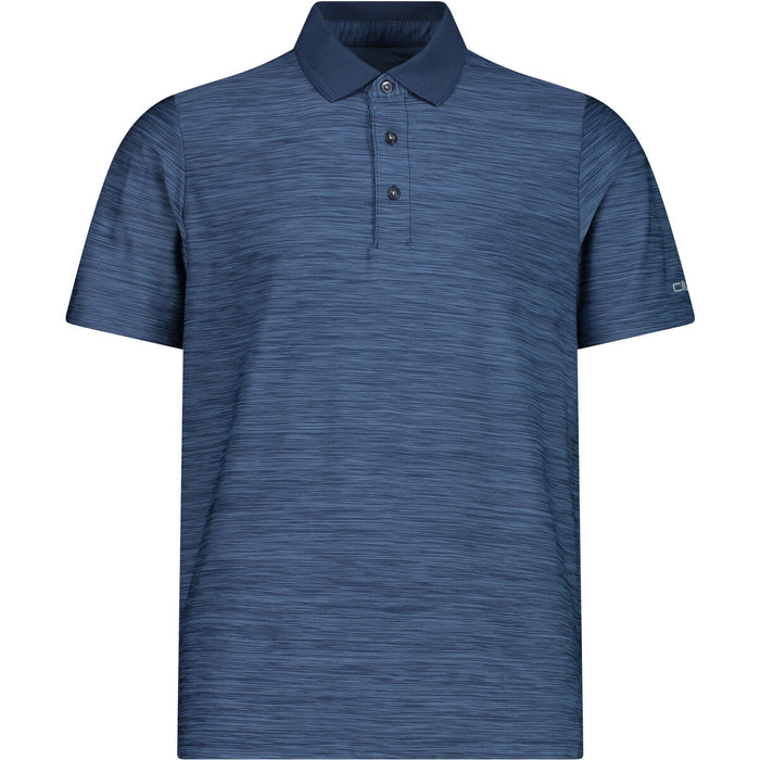 CMP Man Stretch Polo Melange Polo M862 B.Blue