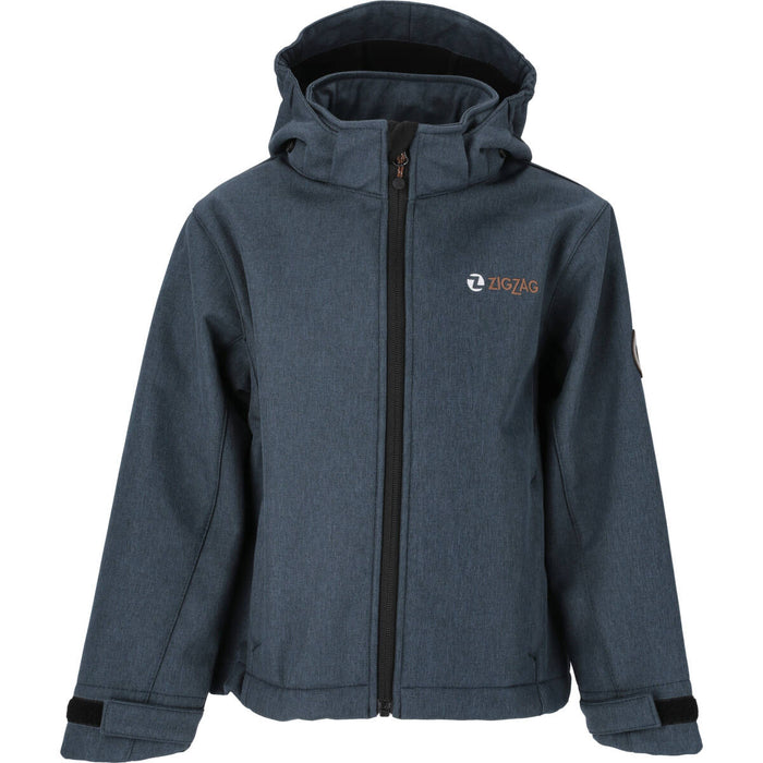 ZIGZAG Manone Mélange Softshell Jacket W-PRO 8000 Softshell 2057  Midnight Navy
