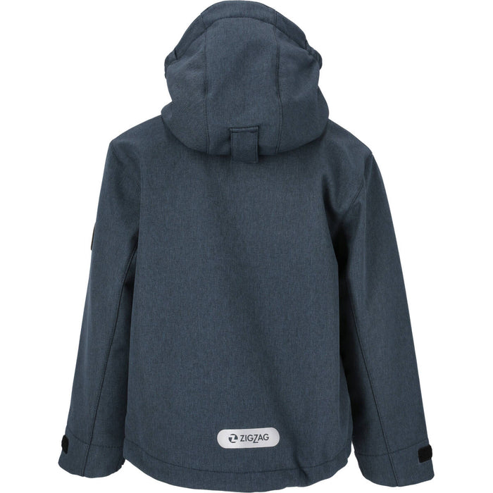 ZIGZAG Manone Mélange Softshell Jacket W-PRO 8000 Softshell 2057  Midnight Navy