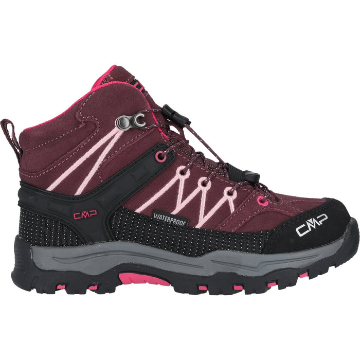 CMP Rigel Mid WP Boot Kids Boots 05HM Prugna-Peach