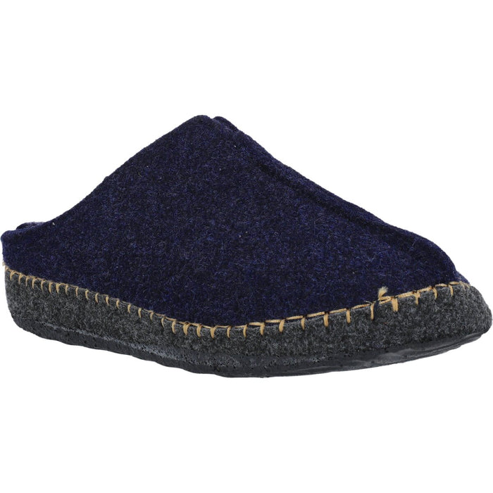 MOLS Seleigh Uni Felt Slipper Shoes 2048 Navy Blazer