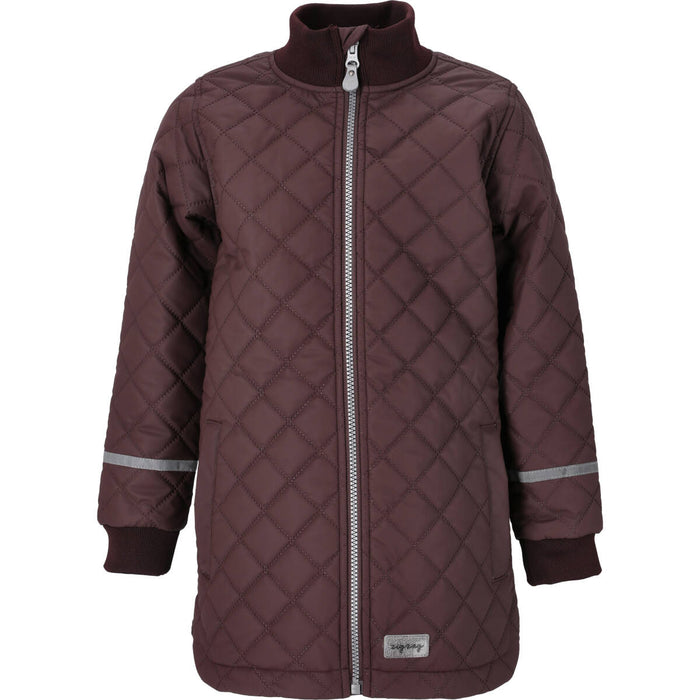 ZIGZAG Stinna PU Coated Quilted Jacket Jacket 4241 Fudge