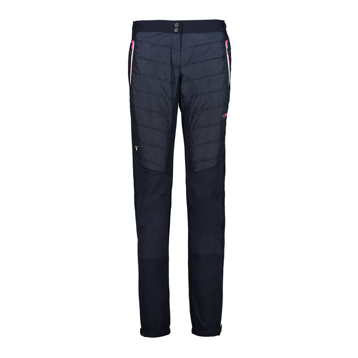 CMP WOMAN PANT HYBRID STRETCH - PRIMALOFT Pants N950 Black Blue