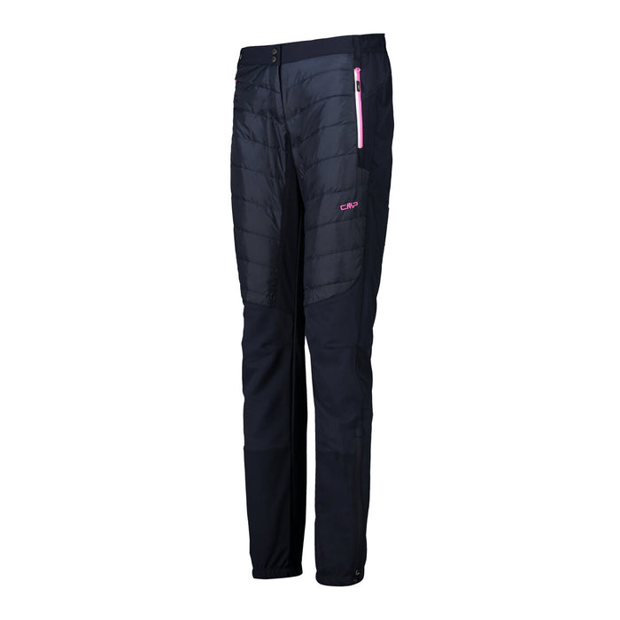 CMP WOMAN PANT HYBRID STRETCH - PRIMALOFT Pants N950 Black Blue